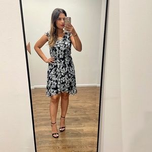 Simply Vera Vera Wang Abstract Floral Dress